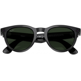 Умные очки Ray-Ban Meta* Headliner Gen 2 Shiny Black, Фотохромные линзы Graphite Green Transitions (RW4013), размер M